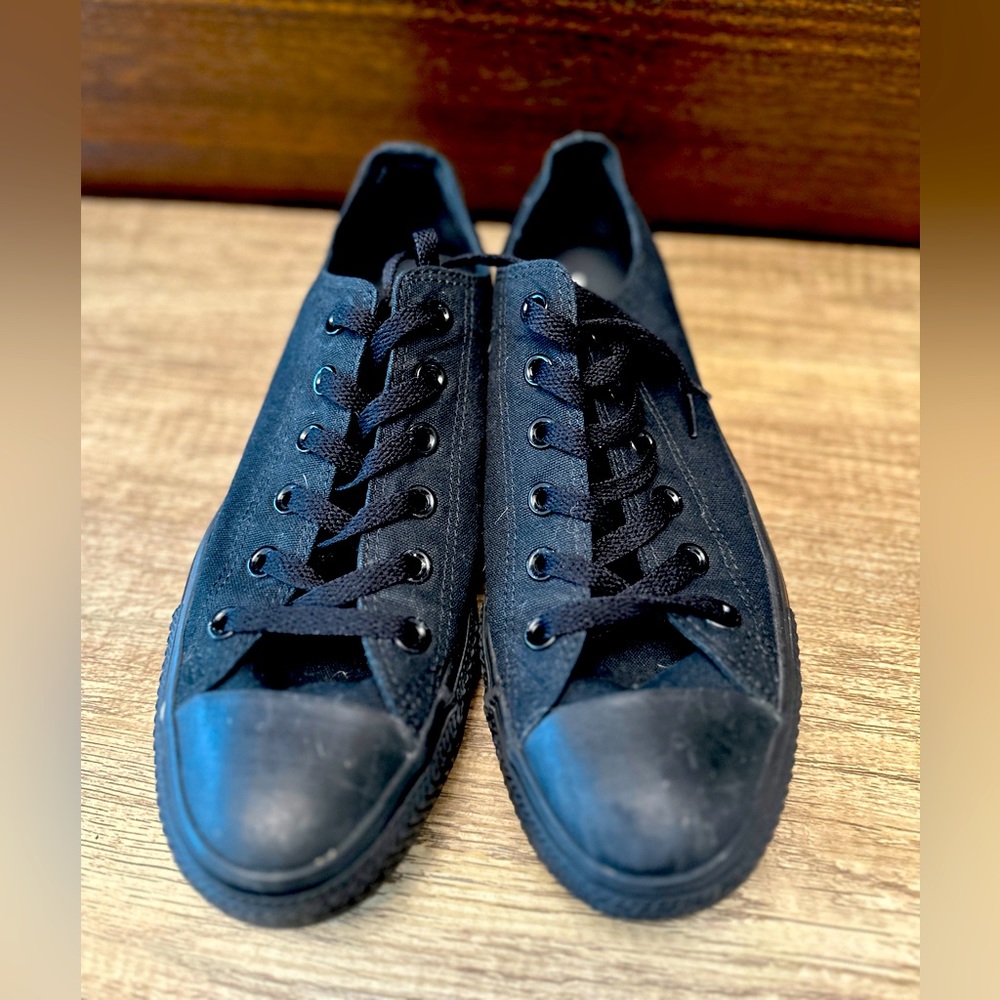 All Black Chuck Taylors (Size 8.5M/10W)